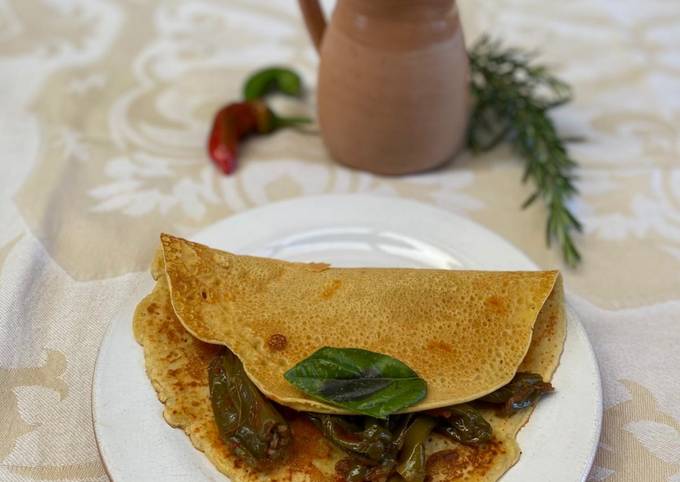 Crepes vegetariana