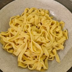 A picture of Homemade tagliatelle.