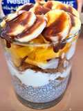 Pudim de Chia com Manga e Banana