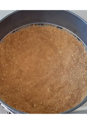 Una foto de Base de canela para cheesecake