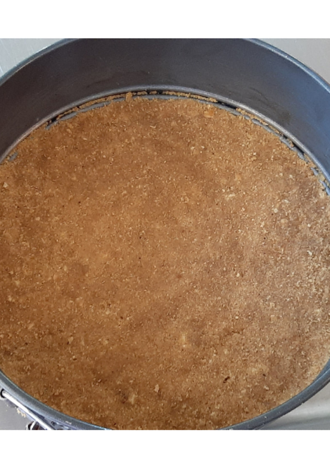 Una foto de Base de canela para cheesecake