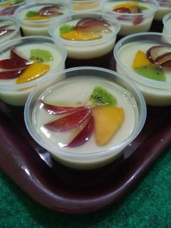 Foto resep Puding Cup Cokelat Buah