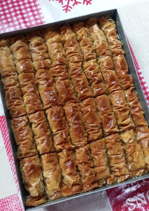 صورة لوصفة بقلاوة تركية