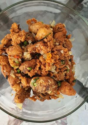 Foto resep Ikan tuna goreng tepung garam lada