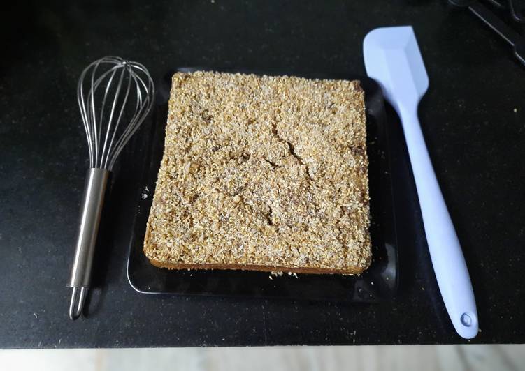Steps to Prepare Favorite Wheat Jaggery cake twist with sesame seed