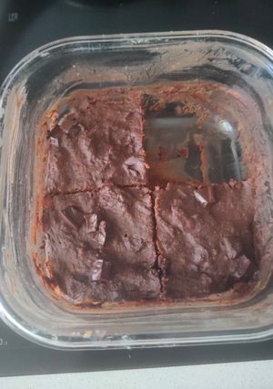 Una foto de Brownie vegano (saludable)