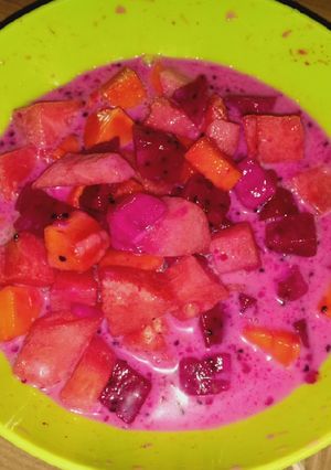 Foto resep Es buah simpel