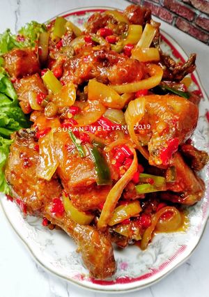 Foto resep Ayam saus padang