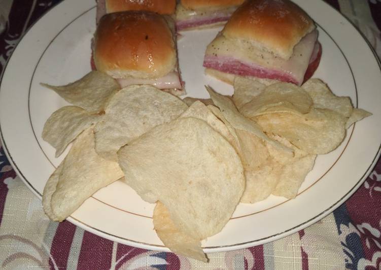 Recipe of Super Quick Hot Italian Sliders