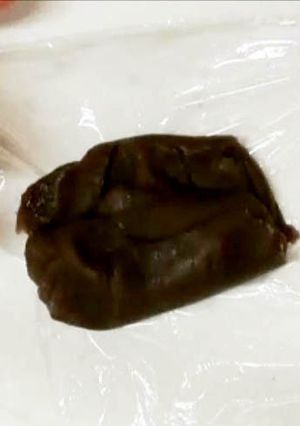 Une photo de Pâte noire pour "Nerikiri Wagashi"