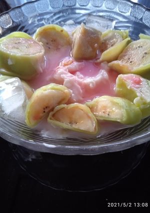 Foto resep Es pisang ijo