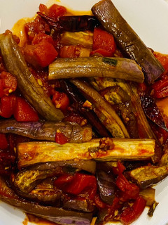 A picture of Savory Eggplant Stew.