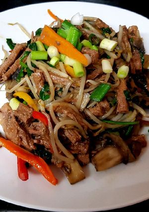 A picture of My Beef Stir fry 😍.