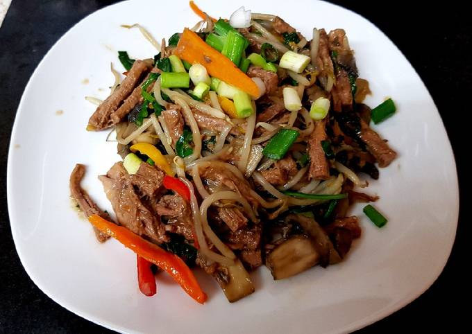 Simple Way to Prepare Any-night-of-the-week My Beef Stir fry 😍