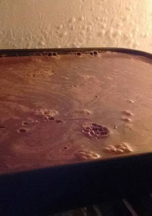 Una foto de Postre de vainillas y flan