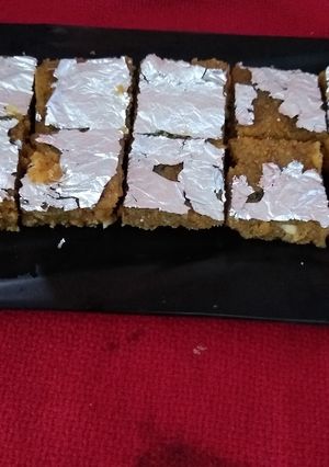 A picture of Chana dal burfi.