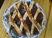 Una foto de pastafrola con harina de avena