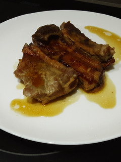 Una foto de Costillas con mostaza y miel en Instant Pot (cocción lenta)