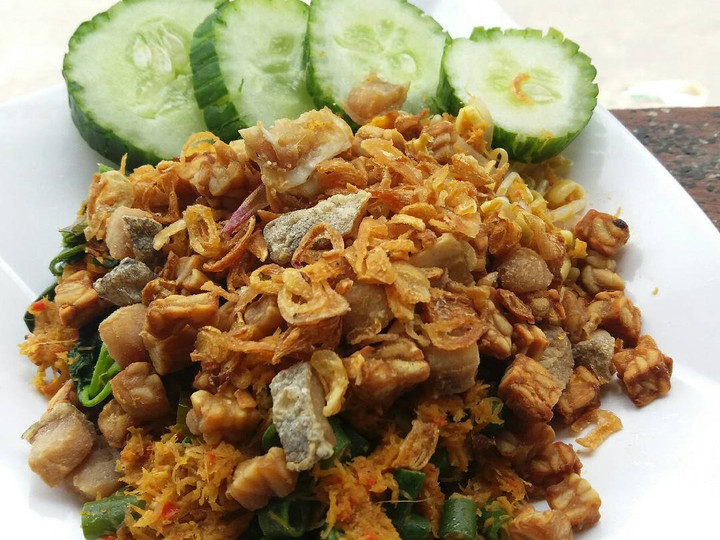 Anti Ribet, Memasak Sayur urap bumbu megono Yang Mudah