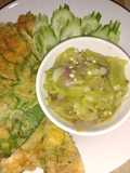 น้ำพริกหนุ่ม(อาหารเหนือ) | Northern Thai green chilli dip