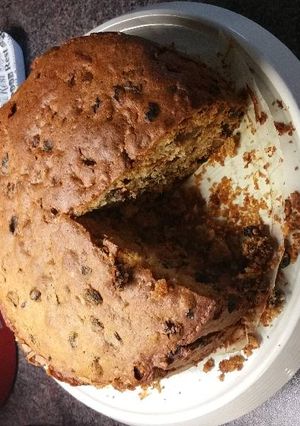 A picture of Christmas Mincemeat cake.