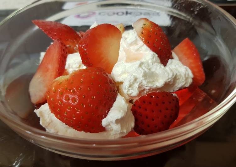 Easiest Way to Make Favorite My jelly, Strawberry &amp; Cream