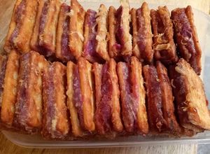 Foto resep Gabin goreng isi fla ubi ungu
