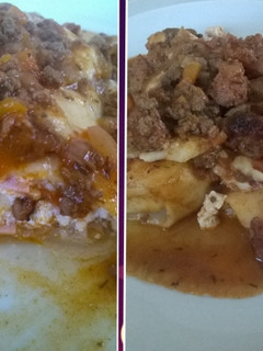 Una foto de Canelones rellenos con salsa tipo boloñesa, espectaculares!