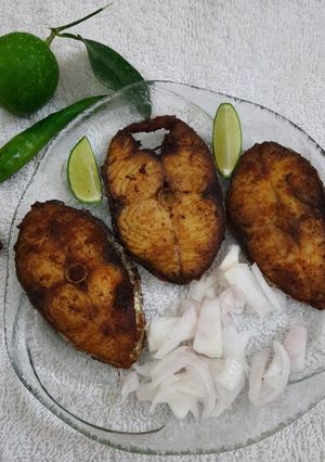 A picture of Vanjaram Fish Fry.