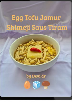 Foto resep Egg Tofu Jamur Shimeji Saus Tiram