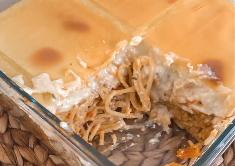 Baked Spaghetti (Spaghetti Panggang Viral)
