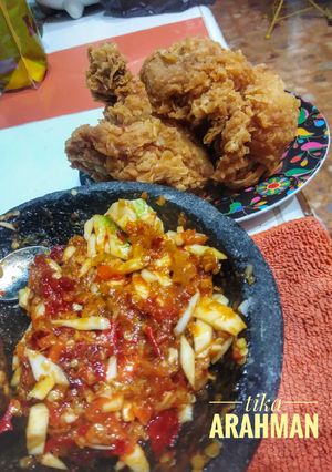 Foto resep Ayam goreng tepung sambal mangga