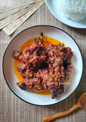 Foto resep Bebek Bacem Pedas Bakar