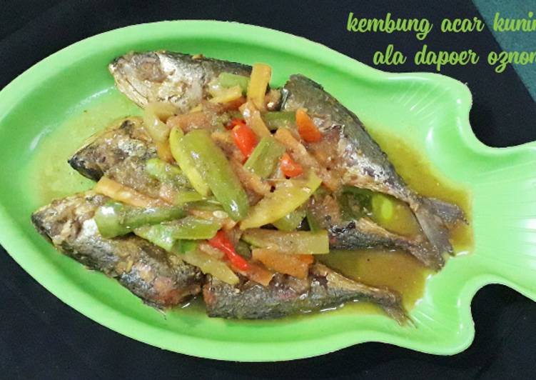 Resep Kembung acar kuning ala dapoer oznon yang Enak