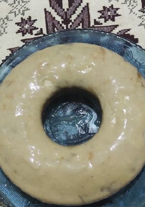 عکسی از دستور کیک شیر داغ