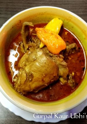 A picture of Authentic spicy Karahi chicken 🍗🔥(1).