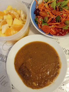 Una foto de Lentejas con verduras en olla express