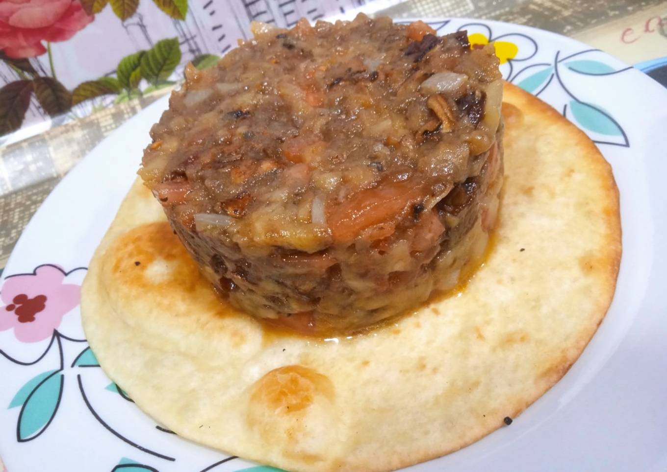 Tartar de berenjenas