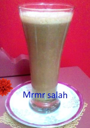 صورة لوصفة عصير الموز بالنسكافيه🍸