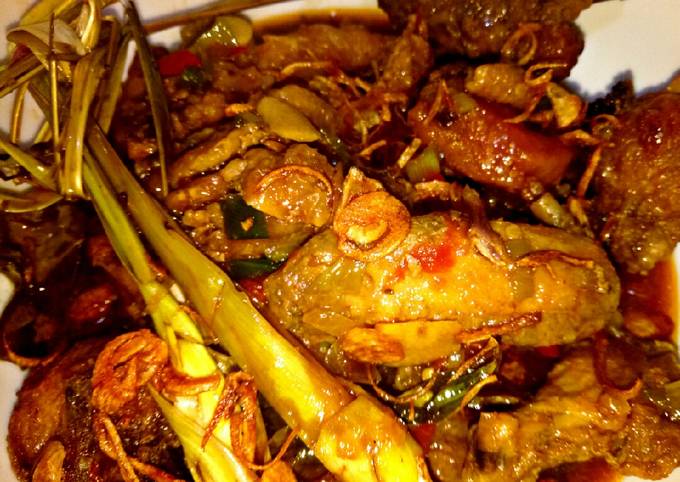 Ayam Kecap Mentega (Pedas Manis)