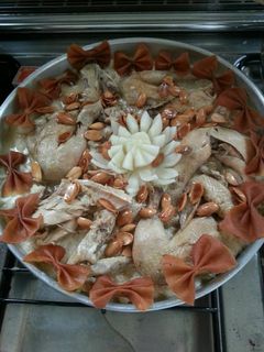 صورة لوصفة فتة الدجاج