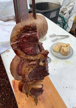 Una foto de Picanha en Espada Brasileña