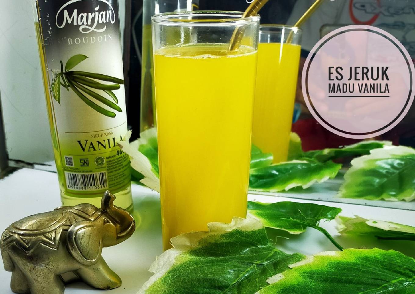 Es Jeruk Madu Vanila