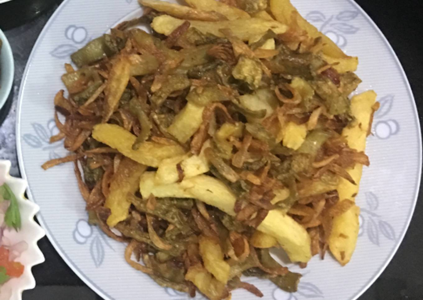 Karela chips fry
