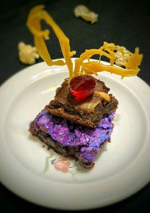 A picture of Awadhi Cauli Brownies.