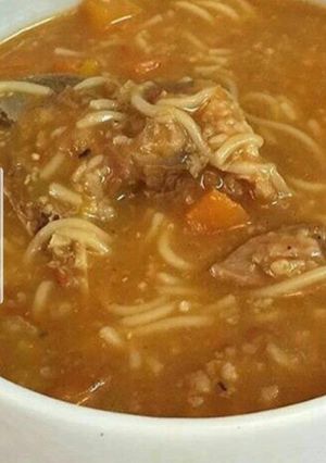صورة لوصفة شوربه الشوفان والشعيريه