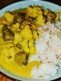 Rindfleischcurry mit Blumenkohl