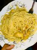 Spaghettis sautés au poulet épicé