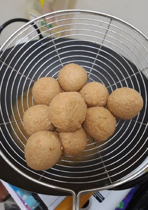 Foto resep Tahu bulat kopong di goreng dadakan