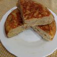 Tortilla de patatas y cebolla con preparado de Findus